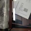 7 Rows Challenge Coin Holder Display Case with HD Tempered Glass Holds 100 coins, Wall-Mountable Military Shadow Box Cabinet with Removable 2-Groove Shelves for Medals and Casino Poker Chips, Mahogany