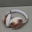 Wireless Bluetooth Headphones Over Ear 65H Playtime HiFi Stereo Headset with Microphone and 6EQ Modes Foldable Bluetooth V6.0 Headphones for Travel Smartphone Computer Laptop Rose Gold