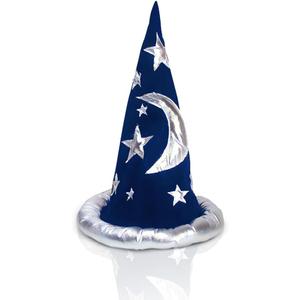 Funny Party Hats Funny Party Accessory Wizard Hat - Merlin Hat - Wizard Costume Accessories - Black Wizard Hat (Colorful)