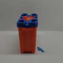 Hot Wheels Toy Car Track Builder Playset, Deluxe Stunt Box with 25 Component Parts & 1:64 Scale Vehicle 