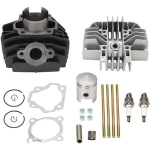 Cylinder Gasket Piston Ring Kit Set PW80 Top End Kit Compatible with 1983-2006 Yamaha PW 80 PW80