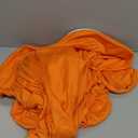 6FT Orange Arch Backdrop Cover, Spandex Fitted Wedding Arch Stand Covers Round Top Chiara Backdrop Cover for Thanksgiving Birthday Party Ceremony Banquet Decoration