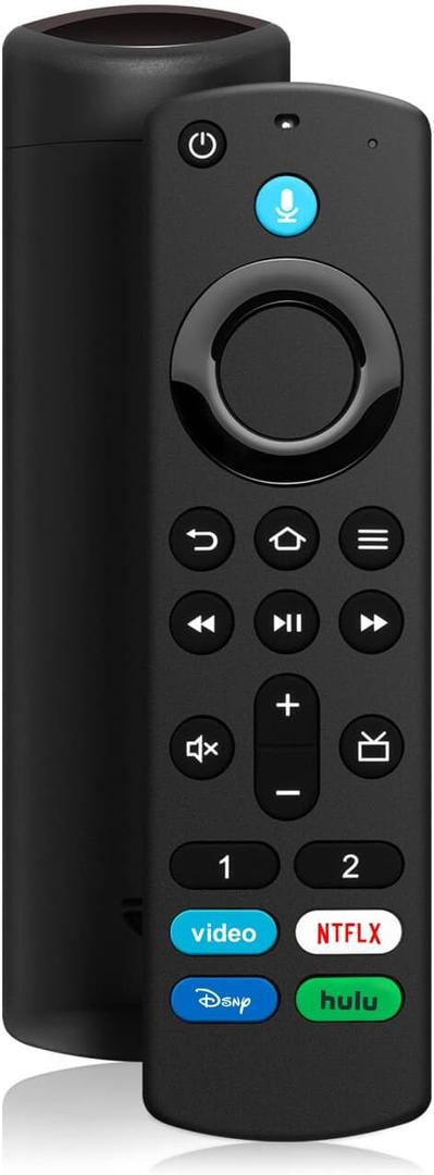 Replacement Voice Remote Control Fit for Fire Smart TV Stick(2nd Gen/3rd Gen), Stick(HD/4K Max/4K/Lite), TV Cube, Smart TV (3rd Gen, Pendant Design) for Samsung-TCL Smart TVs, Not for Roku (multicolor)