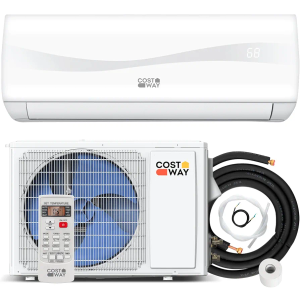 12000BTU Mini Split Air Conditioner & Heater, 17 SEER2 208-230V Wall-Mounted Ductless AC Unit Cools Rooms up to 750 Sq. Ft, Energy Efficient Inverter AC w/Heat Pump (Blast Series)