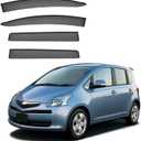 Car Wind Deflectors for Toyota Ractis MK1-XP100 2005 2006 2007 2008 2009, Sun Visors Windproof Rain Car Wind Deflectors Auto Accessories