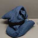 Door Jamb Protector Pad with Hook and Loop Straps, Blue Cover for Moving/Storage, Washable, Reusable, 70" L x 24" W