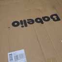 Babelio Baby Gate with Adjustable Cat Door,29-43" Auto Close Durable Pet door for Stairs,Doorways and House,Pressure Mounted,Easy Install,Effortless Walk Thru,White