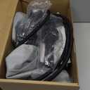 Matte Black Bathroom Sink Faucet, Hurran 4 inch Bathroom Faucets for Sink 3 Hole with Pop-up Drain and Supply Lines, Stainless Steel 2-Handle Faucet for Vanity RV Restroom, 2 Pack