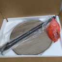 Adjustable End Table, Small Round Side Table, Drink Table for Small Spaces, Pedestal Nightstand for Living Room, Bedroom, Sofa Couch, Oak ET-010QK