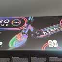 Aero Scooter for Kids 5-8 | Dynamic Lights, Hand Brake & Shock Absorption | Boys Girls 2 Wheels Kick Scooter | Foldable & Height Adjustable