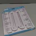 Sliding Cabinet Child Safety Locks - OKEFAN Baby Proofing Cabinet Lock Cupboard Latches for Kids on Closet Door Knobs Handles Pulls No Drill (8, White)