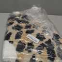 Leopard Rug 5x7 Washable Animal Print Rug Living Room Large Carpet Soft Non-Slip, Non-Shedding Brown Carpet for Office Dormitory Bedroom