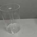 Kitchen Paper Towel Holder Countertop Acrylic Clear Toilet Paper Holder Stand for Bathroom Free Standing