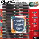 Sharpie Creative Markers, Warm Tones, Water-Based Acrylic Markers, Fine Tip, 12 Count