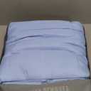 MOTRIP Weighted Blanket 7 Pounds, Soft Cooling Blanket for Hot Sleepers Full Size, Machine Washable Bed Blanket with Premium Glass Beads, 48''x72'' 7lbs Sea Blue