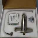 Charmingwater Touchless Bathroom Sink Faucet with Automatic Sensor, Motion Bathroom Faucet with Hole Cover Plate, Brushed Nickel