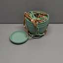 Macrame Plant Hanger with Pot, 3 Set Hanging Planters for Indoor Plants, Handmade Cotton Rope Boho Home Decor, Idea Gift for Anyone, Includes Plant Holders, Pots, Plates and Hooks (Mixed Color-1)