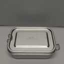 G.a HOMEFAVOR Bento Lunch Box, Stainless Steel Lunch Containers Leakproof, Metal Lunch Containers for Adults, 800 ml, Dishwasher Safe, BPA Free (Without Divider)