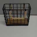 NIKKY HOME Farmhouse Napkin Holder, Rustic Tissue Dispenser, Freestanding Paper Hand Towel Caddy, Vintage Cocktail Napkin Tray Decor for Kitchen, Countertop, Dining Table, Restaurant, Outdoor - Black