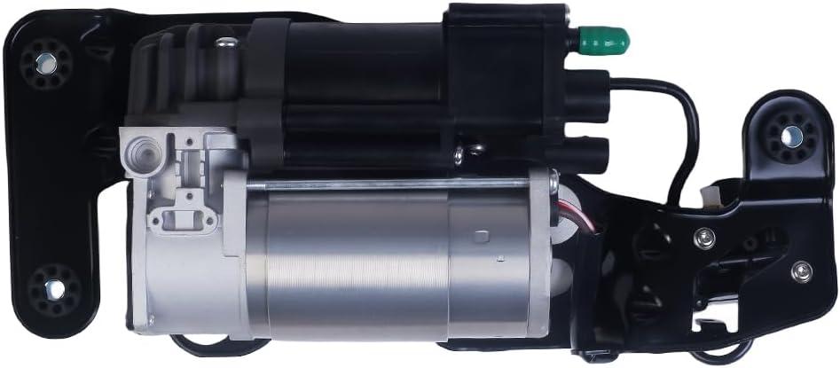 Air Suspension Compressor Pump with Bracket and Distribution Valve integrated Compatible with BMW X5 F15 F85 2014-2018,BMW X6 F16 F86 2015-2019 (2014-2019 BMW X5/X6)