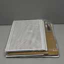 Marbrasse 6 Tier Paper Organizer Letter Tray - Mesh Desk File Organizer with Handle, Paper Sorter for Letter/A4 Office File Folder Holder - White