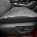 EKR Odyssey Seat Covers Custom Fit for Honda Odyssey 2018-2026 EX-L,Elite,Touring &2018-2024 EX & 2023-2024 Sport,8 Seats,2nd Row 4/2/4 Split-Three Rows Full Set, Faux Leather (Black/Gray)