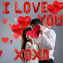 2 x 16 Inch I Love You Balloons XO XO Letter Day Balloons Red Heart Foil Balloon for Valentines Day Wedding Romantic Special Night Party Supplies Decorations