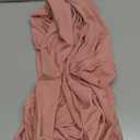 Spandex 6ft Waterproof Table Cover for Party,Wedding, Banquet, and Events(Dusty Pink) (72"x30"(Rectangular))