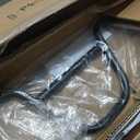 BMX Handlebar 22.2mm Bike Riser Handlebar, Length 680mm, Bicycle Handle Bars Aluminium Alloy Black