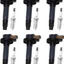 Set of 6 Ignition Coil Packs & Spark Plugs Kit UF646  Compatible with Ford & Lincoln 3.5L EcoBoost 2011-2019 Expedition, Explorer, F-150, Flex, Taurus, Transit  Replaces BL3Z-12029-C DG549