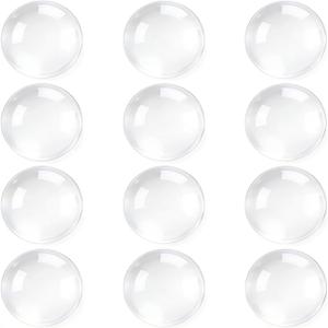 5 x 12pcs Wall Bumpers, Door Stoppers, Clear Wall Protectors, Door Bumpers for Doorknob, Furniture Bumpers,Reducing Noise,Protecting Walls, Used for Entrance Door,Cabinet Door,Fridge Door(15*15mm) (15*15mm(0.59*0.59in))