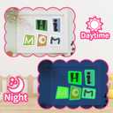 2 x 108 Pcs Alphabet Stickers Glow in The Dark, Vinyl Letters A-Z Water Bottle Sticker Pack for Teens, Waterproof Skateboard Laptop Decals for Adults Kids Girls Boys