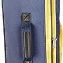 Rockland Fashion Softside 4 Piece Luggage Set, Expandable, (14" Tote/19"/24"/28"), Navy