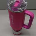 STANLEY Quencher ProTour Flip Straw Tumbler with Leakproof Lid 40 oz | Built-in Straw and Handle | Cup Holder Compatible for Travel | insulated Stainless Steel Cup | BPA-Free | Violet Blossom