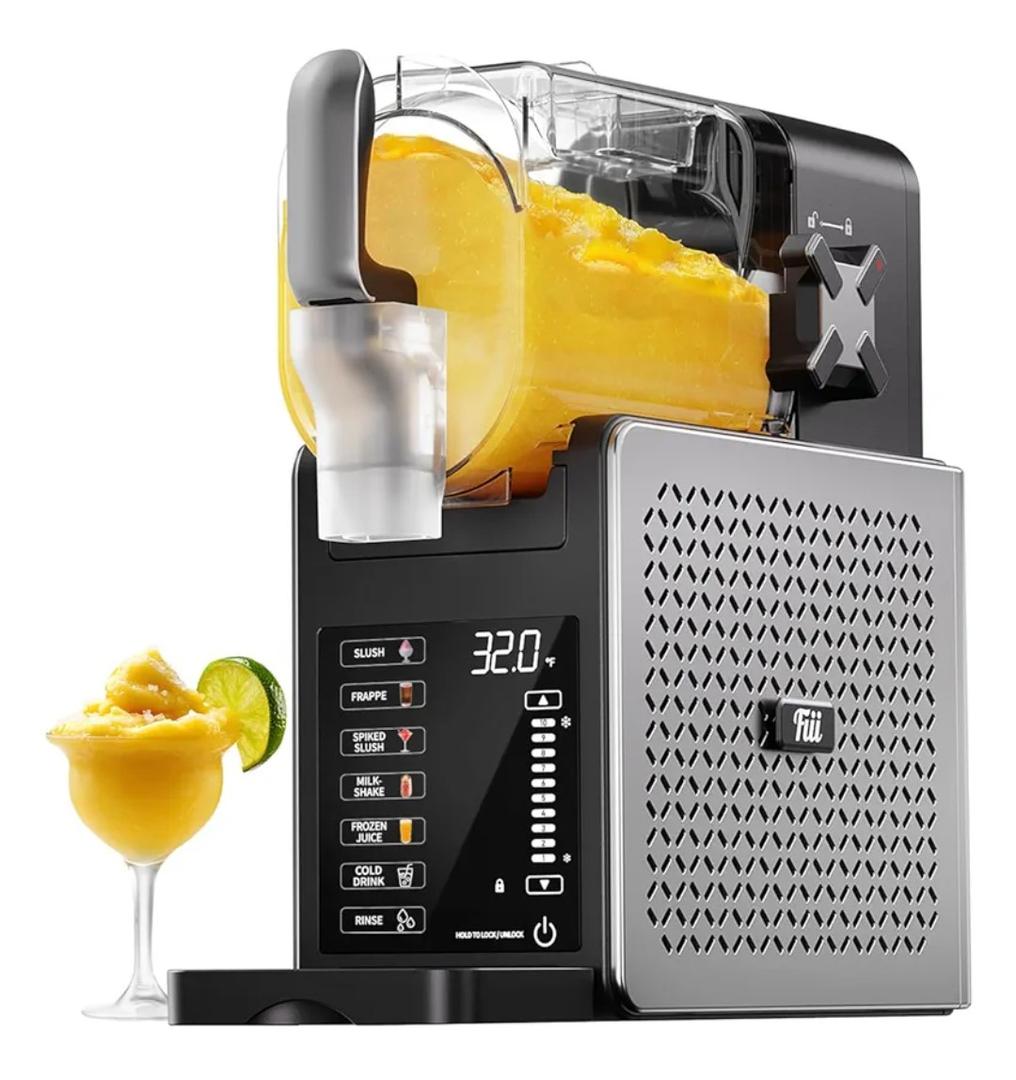Fiii Slushie Machine 92 oz, Slushy Machine for Home, 6 Preset Programs, Quiet Operation, LED Display, Auto-Clean, No Ice Needed, Perfect for Milkshakes, Margarita Smoothie, Frappes and More
