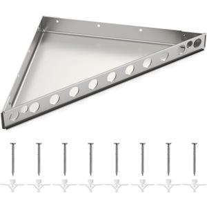 Floating Corner Shower Bench Kit-Customizable Appearance Corner Bench Seatin (17"x17"x24")