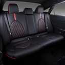 Custom Fit Camry Seat Covers for 2018-2024 Toyota Camry Gas - Black+Red