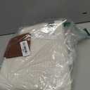 ECDYQXVU Cotton Rope Basket, Storage Baskets with Handle, 15x10x9 Inch Woven Basket for Shelves, Laundry, Towels, Clothes, Books (White 1Pack)