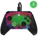 PDP Gaming REMATCH GLOW Enhanced Wired Controller: Licensed Xbox Series X|S Gamepad, Xbox One, Windows PC, Mappable Back Buttons, Audio Control, Customizable Companion App: Space Dust Glow in the Dark