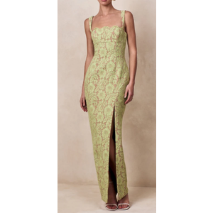 Coral Lace Square-Neck Mini by Club L London, Large