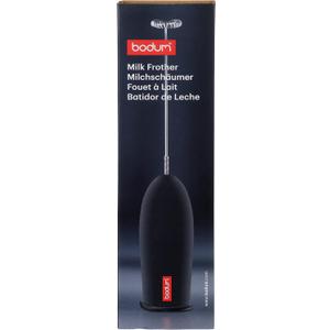 Bodum Schiuma Battery Operated Milk Frother for Coffee, Lattes, Hot Chocolate, Mocha, Cappuccino, Black