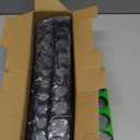 Magnetic Socket Organizer Set, 6-piece 1/4", 3/8", 1/2" SAE & Metric Sockets Holder, Drive Socket Trays, Storage Tool Box, Holding 143 Slots, Soft Rubber Covering Black Green Tools