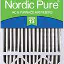 Nordic Pure 16x25x5 (Actual Size: 15 3/4 x 24 3/4 x 4 3/8) Honeywell Replacement Air Filters MERV 13 Plus Carbon 1 Pack