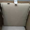 Arden Outdoor Dining Chair Cushion, 21 x 21, Rain-Proof, Fade Resistant 21 x 21, Tan Leala