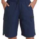 Women's Hiking Cargo Shorts Quick Dry Lightweight Shorts for Travel Athletic Golf Casual Golf Casual (Blue, XL)