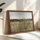 Framed Vintage Canvas Wall Art Decor, Landscape Farmhouse Wall Prints for Bedroom Bathroom Office, Rustic Posters for Living Room Aesthetic, Nature Painting Artwork