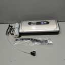 Vacuum Sealer Machine with AirLock ProSeal System, 10-in-1 Vacuum Sealer for Food, Dry & Moist Modes, Compact Design with Digital Timer, Built-in Cutter & Roll Storage, Silver-Grey