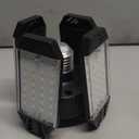 Garage Light, 2 Pack 120W 12000LM LED Garage Ceiling Lights 6500K, 4 Panels Deformable Shop Lighting Screw into E26 E27 Bulb Socket, LED Light for Shop, Workshop, Basement, Attic, Bay