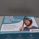 Neck Stretcher Cervical Traction - Over-The-Door Neck Traction for Home Use, Portable Neck Stretcher for Neck Pain Relief Home Physical Therapy (Dark Black)