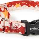 Hyhug Pets Adjustable Martingale Dog Collar with Quick Release Buckle, Colorfast, Heavy Duty, Anti-Escape, Training No Slip Puppy Collar. (Star, Extra Large)